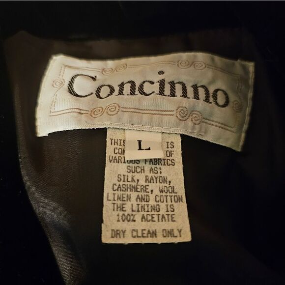 CONCINNO Mixed Print Velvet Blazer - Size Large - Picture 9 of 10